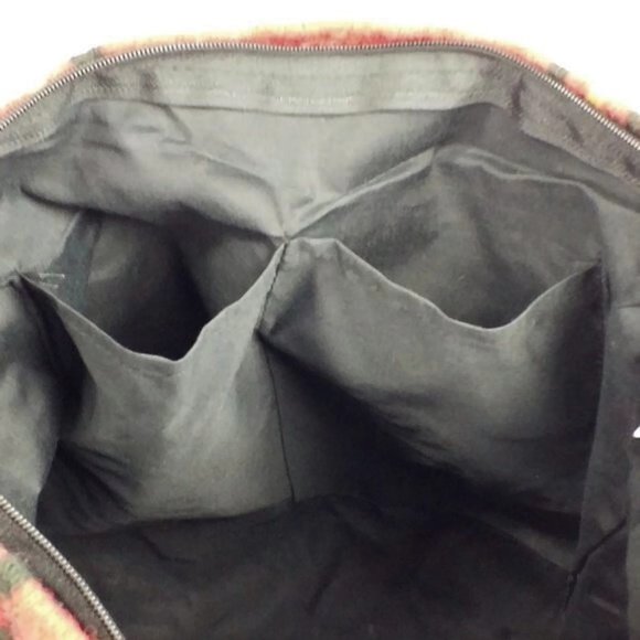 Artisan Multicolor Handwoven Wool Blend Zapotec Cross Print Purse Womens Large - Picture 9 of 10